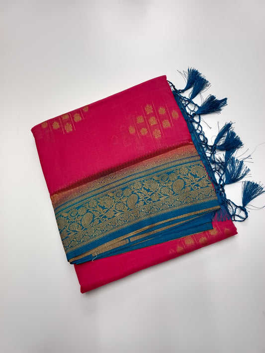 FANCY BAMBOO SILK SAREE