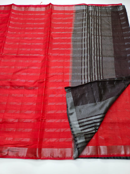 FANCY TUSSER SILK SAREE