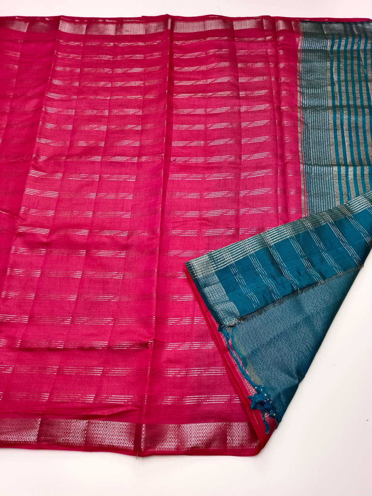 FANCY TUSSER SILK SAREE