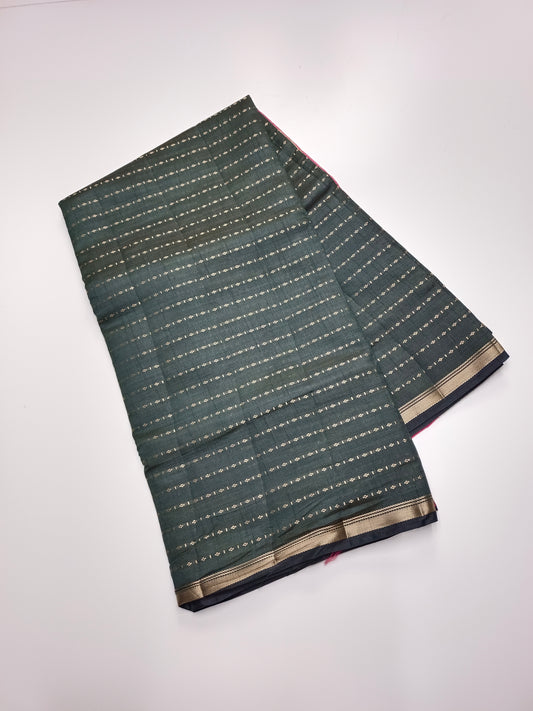FANCY TUSSER SILK SAREE