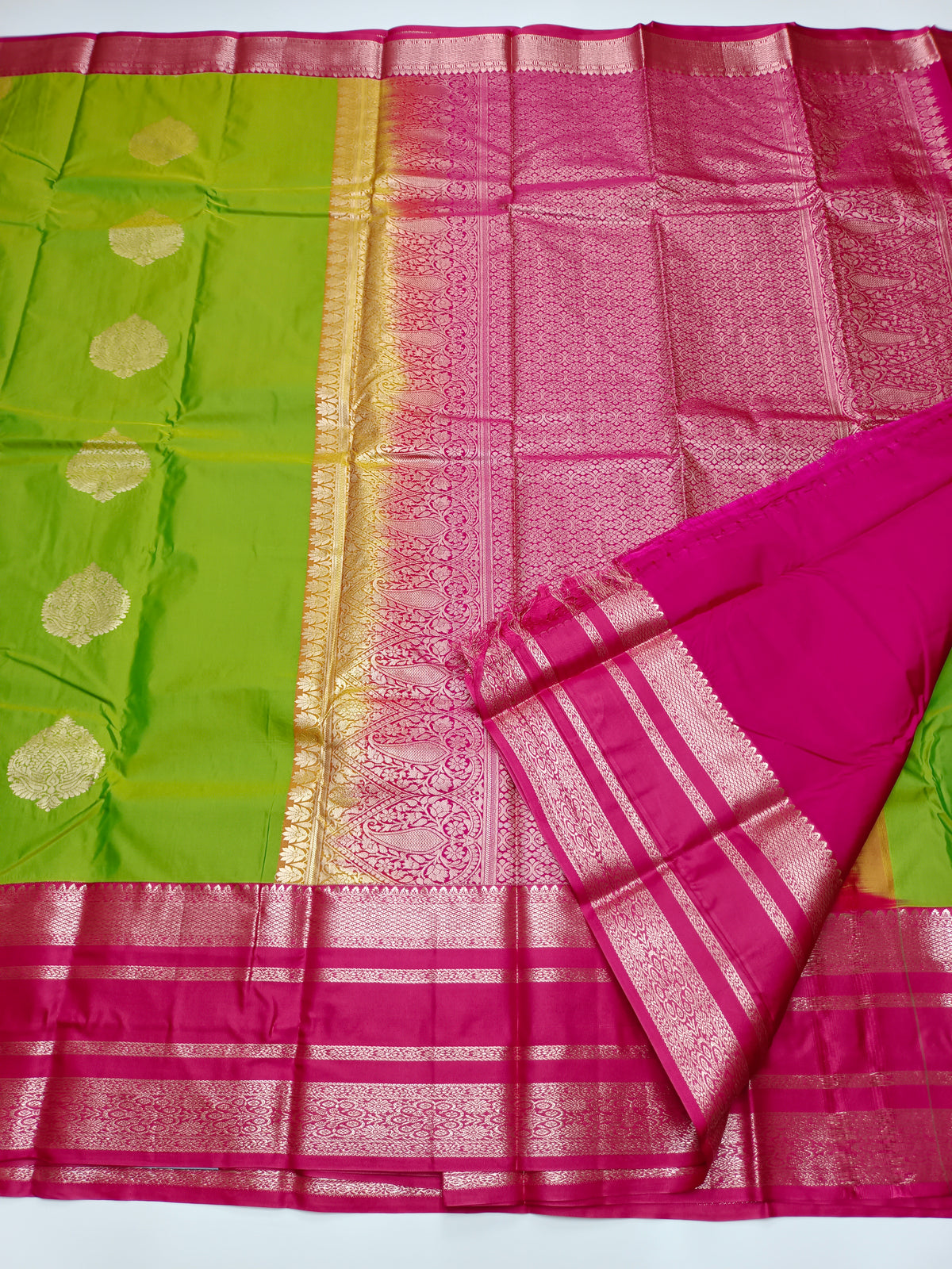 KANCHIPURAM SEMI SILK SAREE