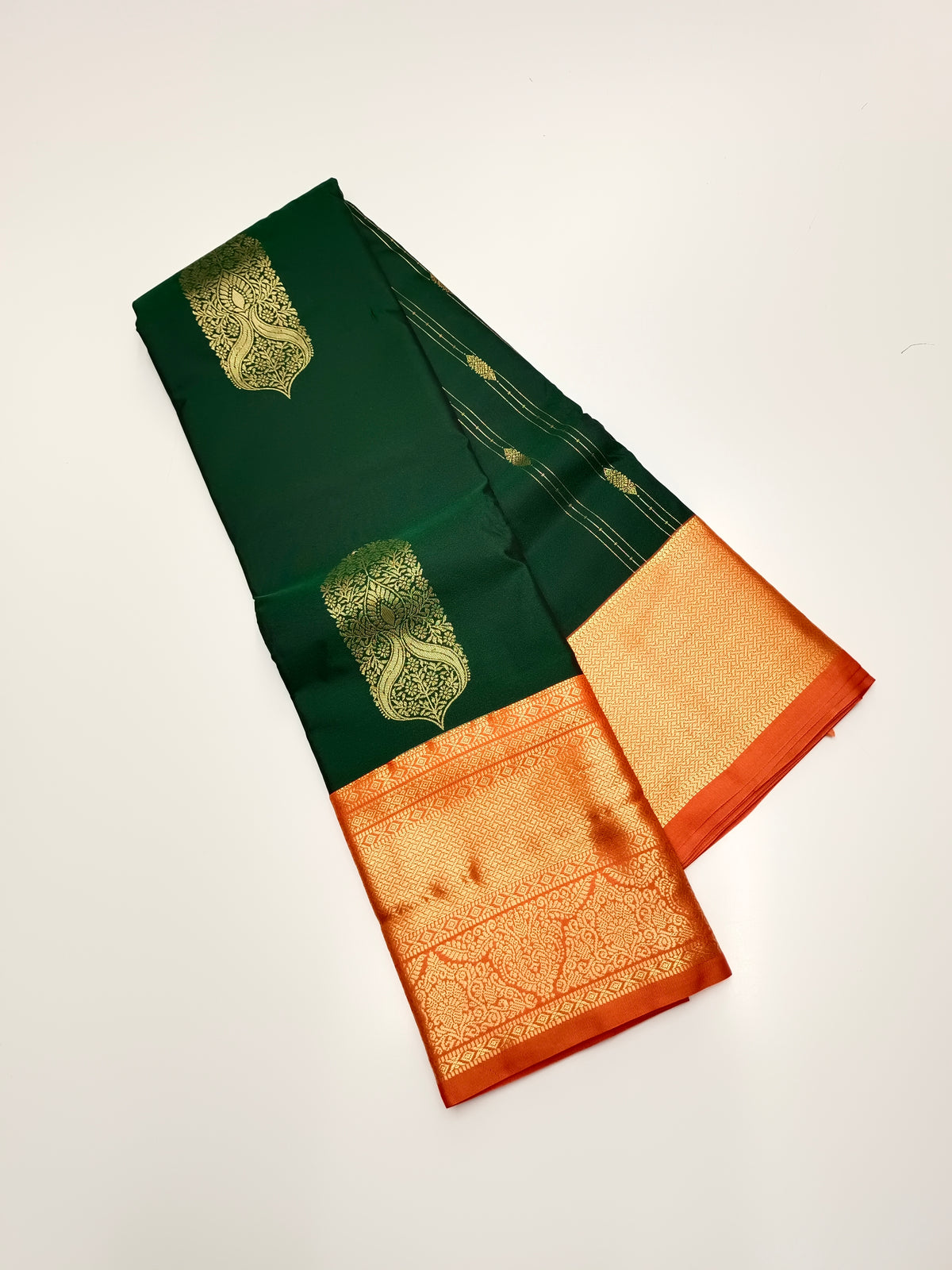 KANCHIPURAM SEMI SILK SAREE