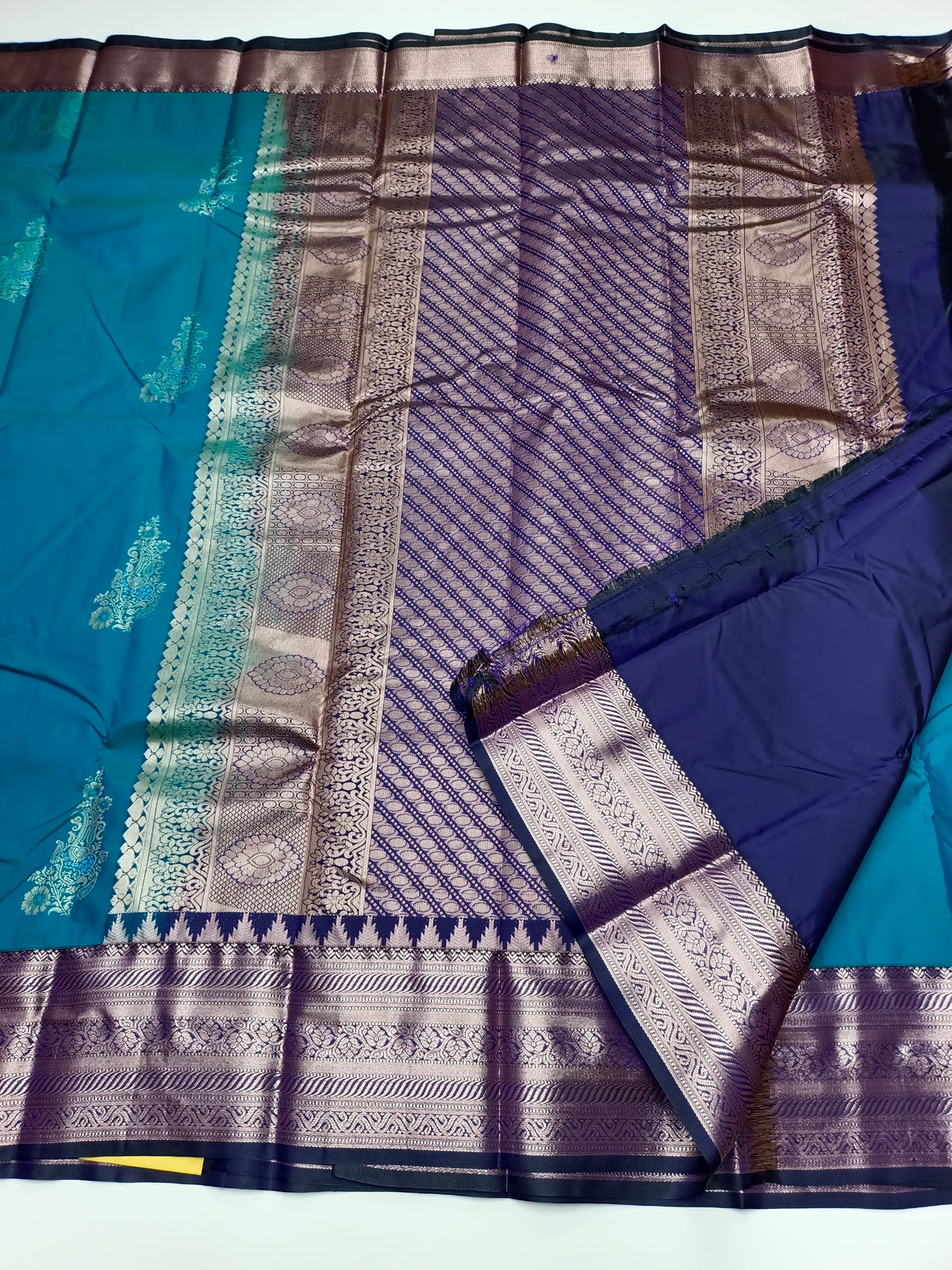 KANCHIPURAM SEMI SILK SAREE