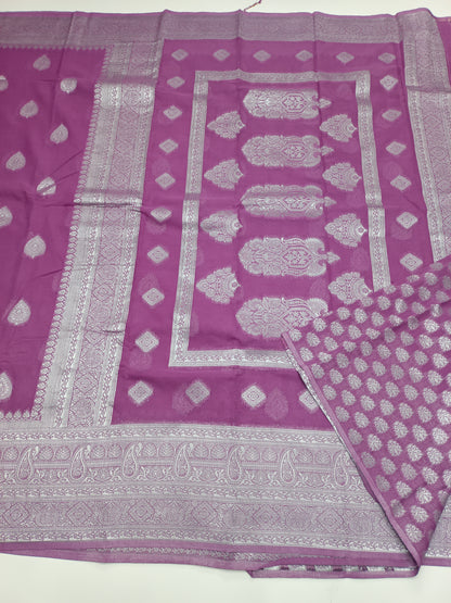 SEMI KADDI GEORGETTE SAREE