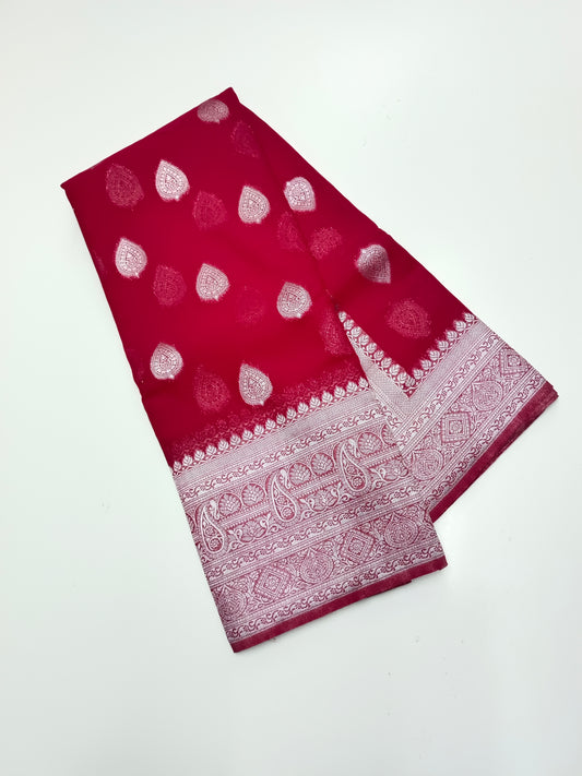 SEMI KADDI GEORGETTE SAREE