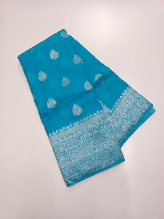 SEMI KADDI GEORGETTE SAREE