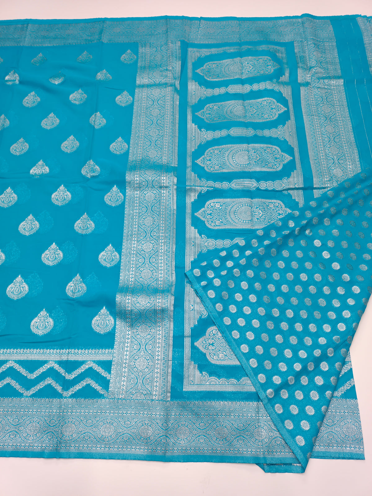 SEMI KADDI GEORGETTE SAREE