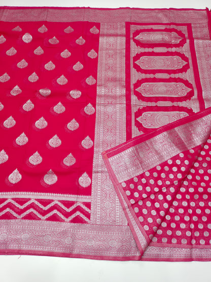 SEMI KADDI GEORGETTE SAREE