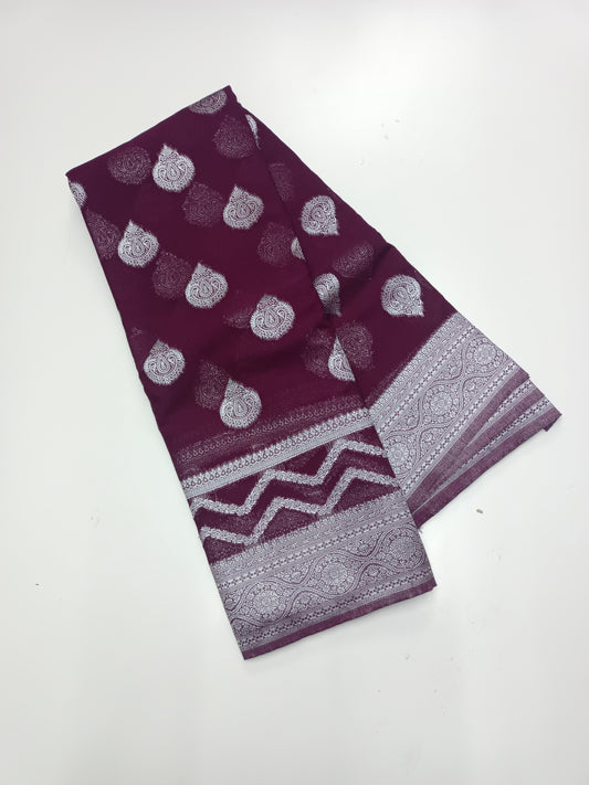 SEMI KADDI GEORGETTE SAREE