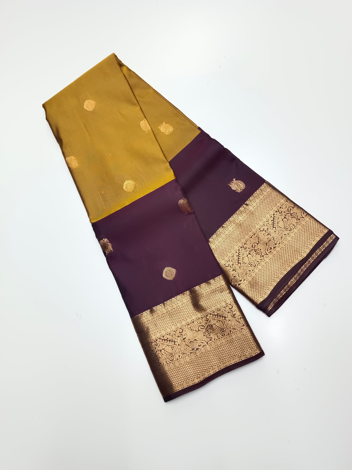 KANCHIPURAM SEMI SILK SAREE