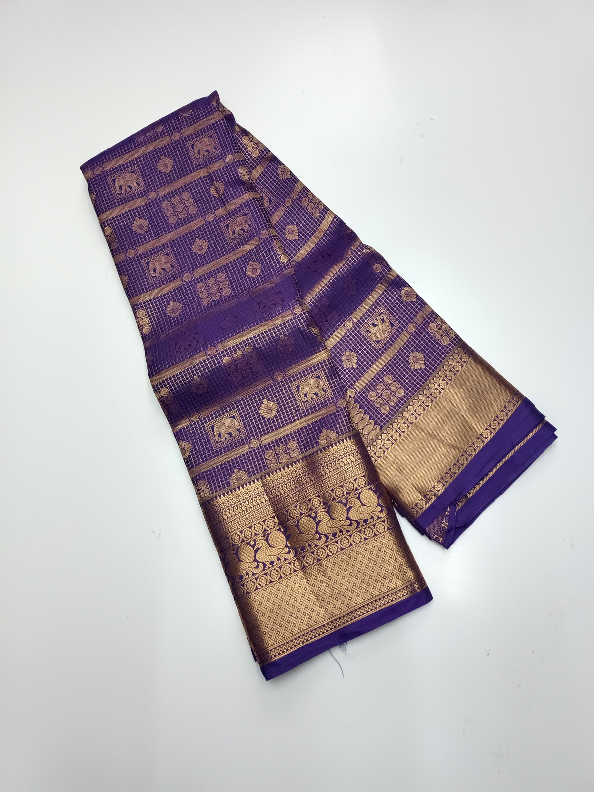 KANCHIPURAM SEMI SILK SAREE