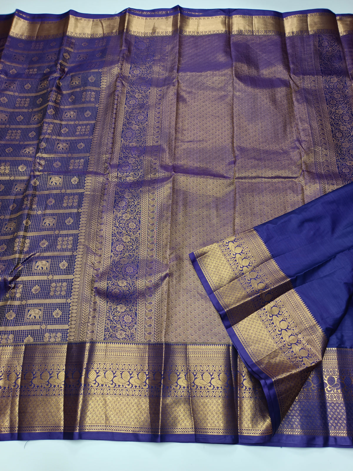 KANCHIPURAM SEMI SILK SAREE