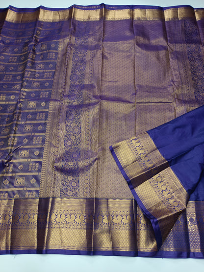 KANCHIPURAM SEMI SILK SAREE