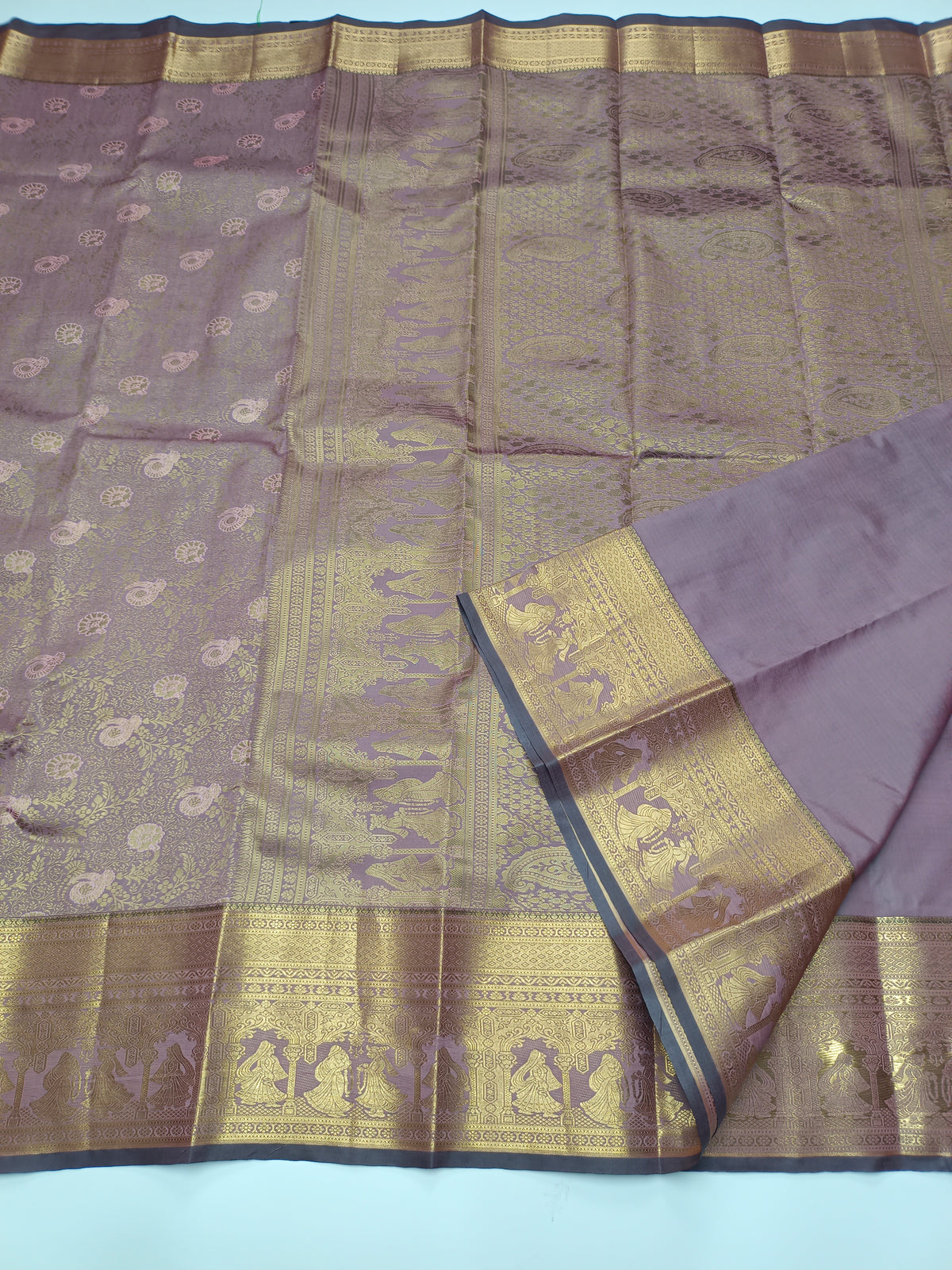 KANCHIPURAM SEMI SILK SAREE