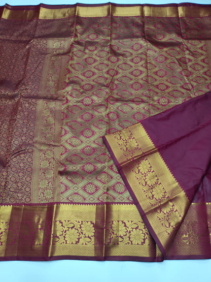 KANCHIPURAM SEMI SILK SAREE