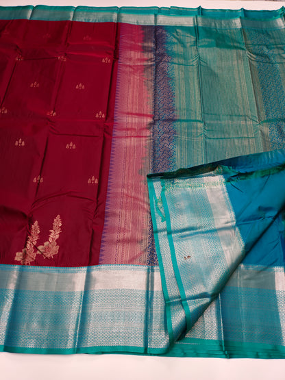 KANCHIPURAM SEMI SILK SAREE