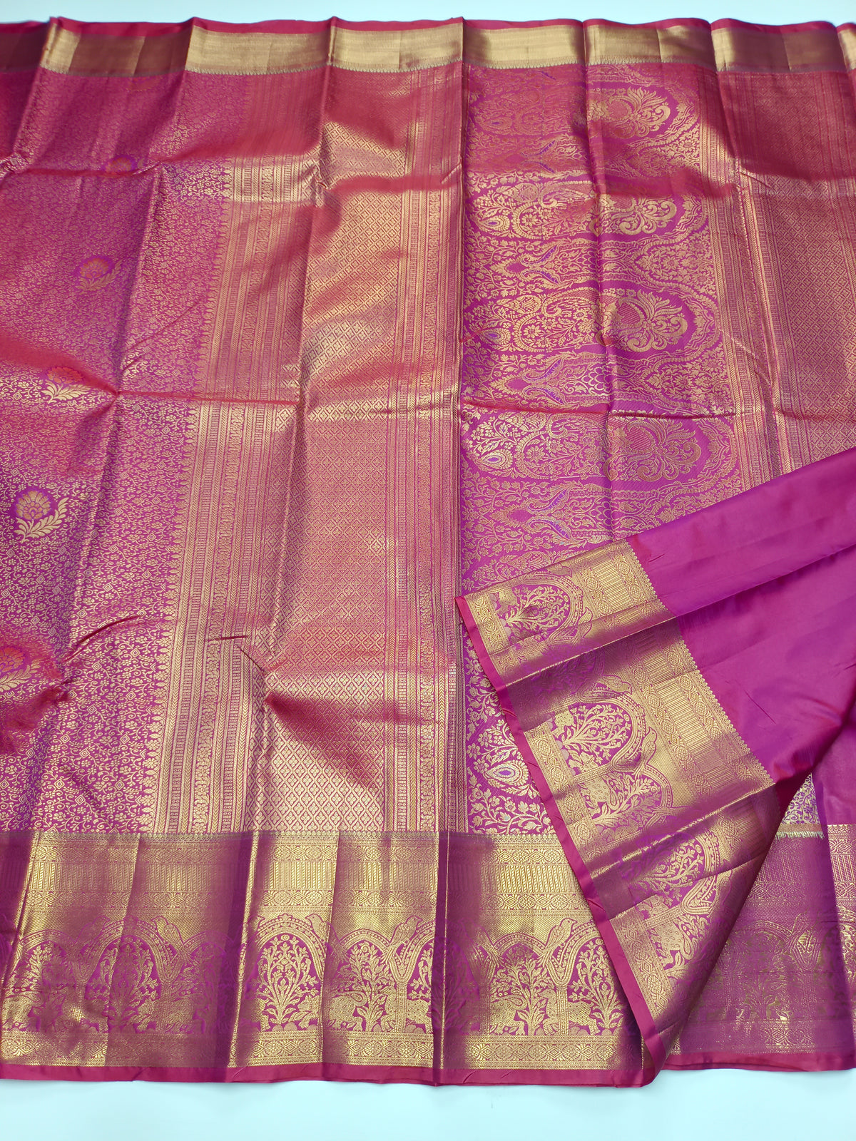 KANCHIPURAM SEMI SILK SAREE
