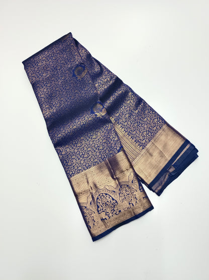 KANCHIPURAM SEMI SILK SAREE