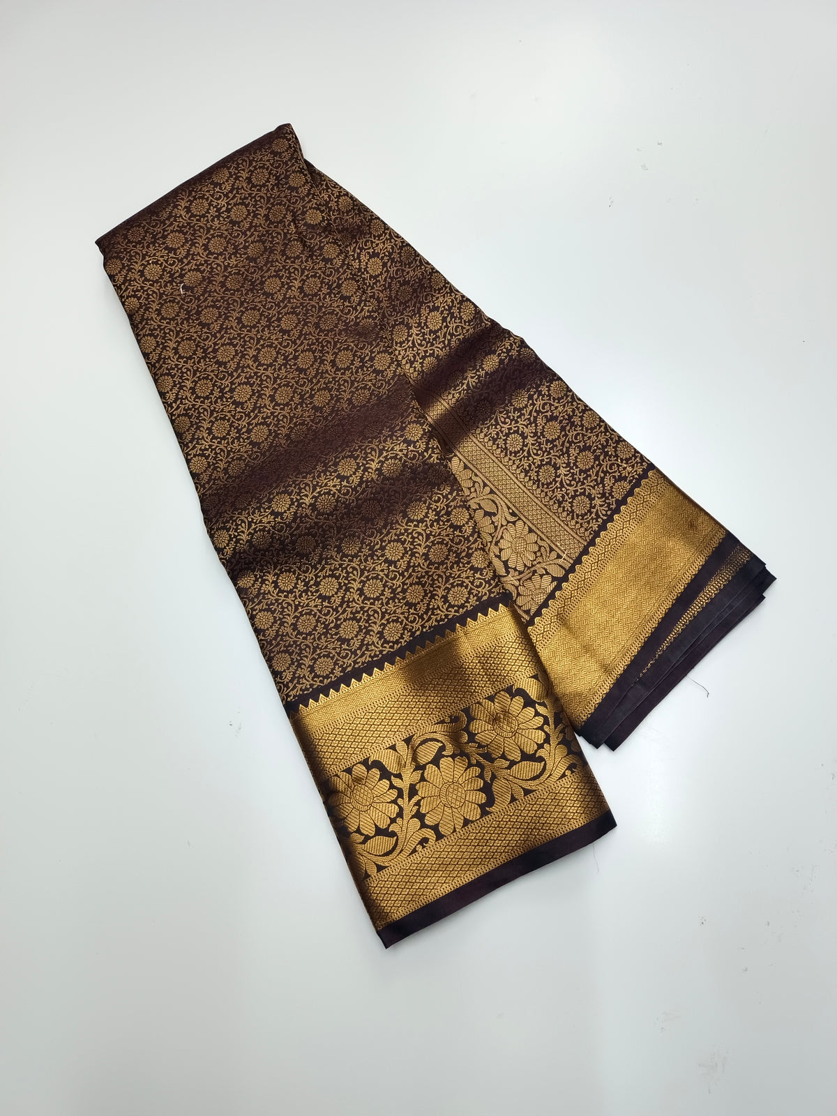 KANCHIPURAM SEMI SILK SAREE