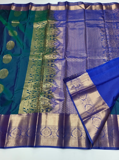 KANCHIPURAM SEMI SILK SAREE
