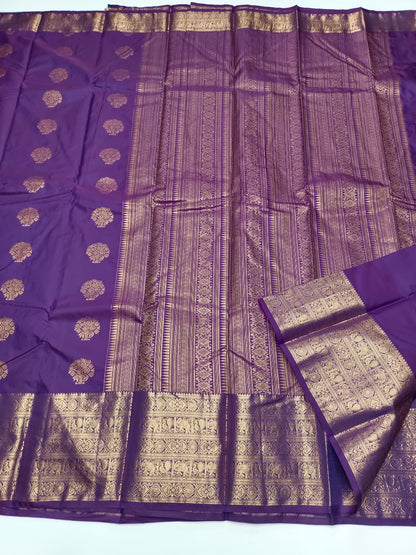 KANCHIPURAM SEMI SILK SAREE
