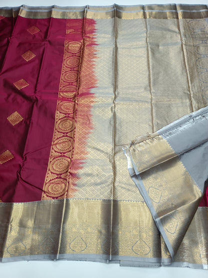 KANCHIPURAM SEMI SILK SAREE