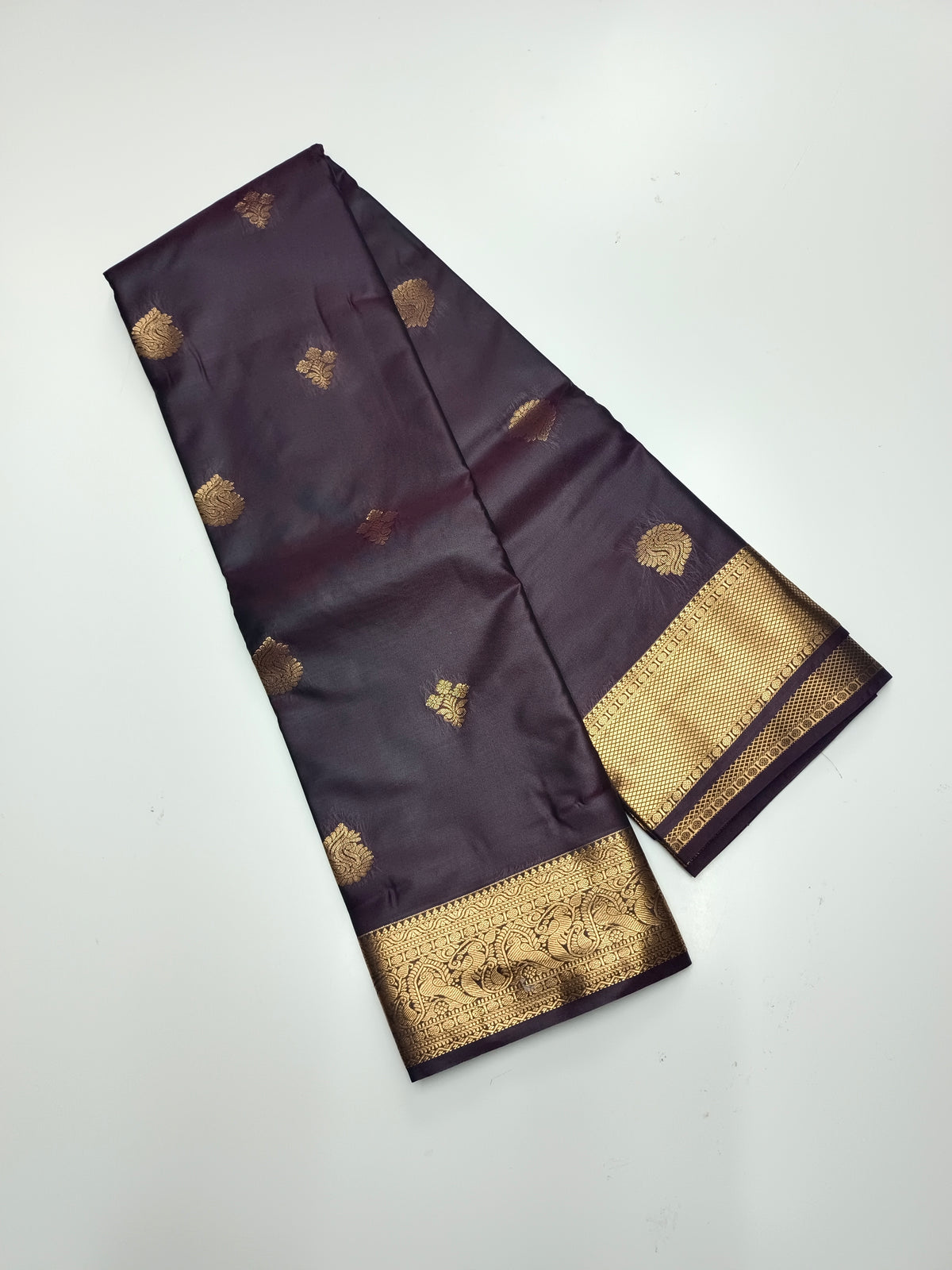KANCHIPURAM SEMI SILK SAREE