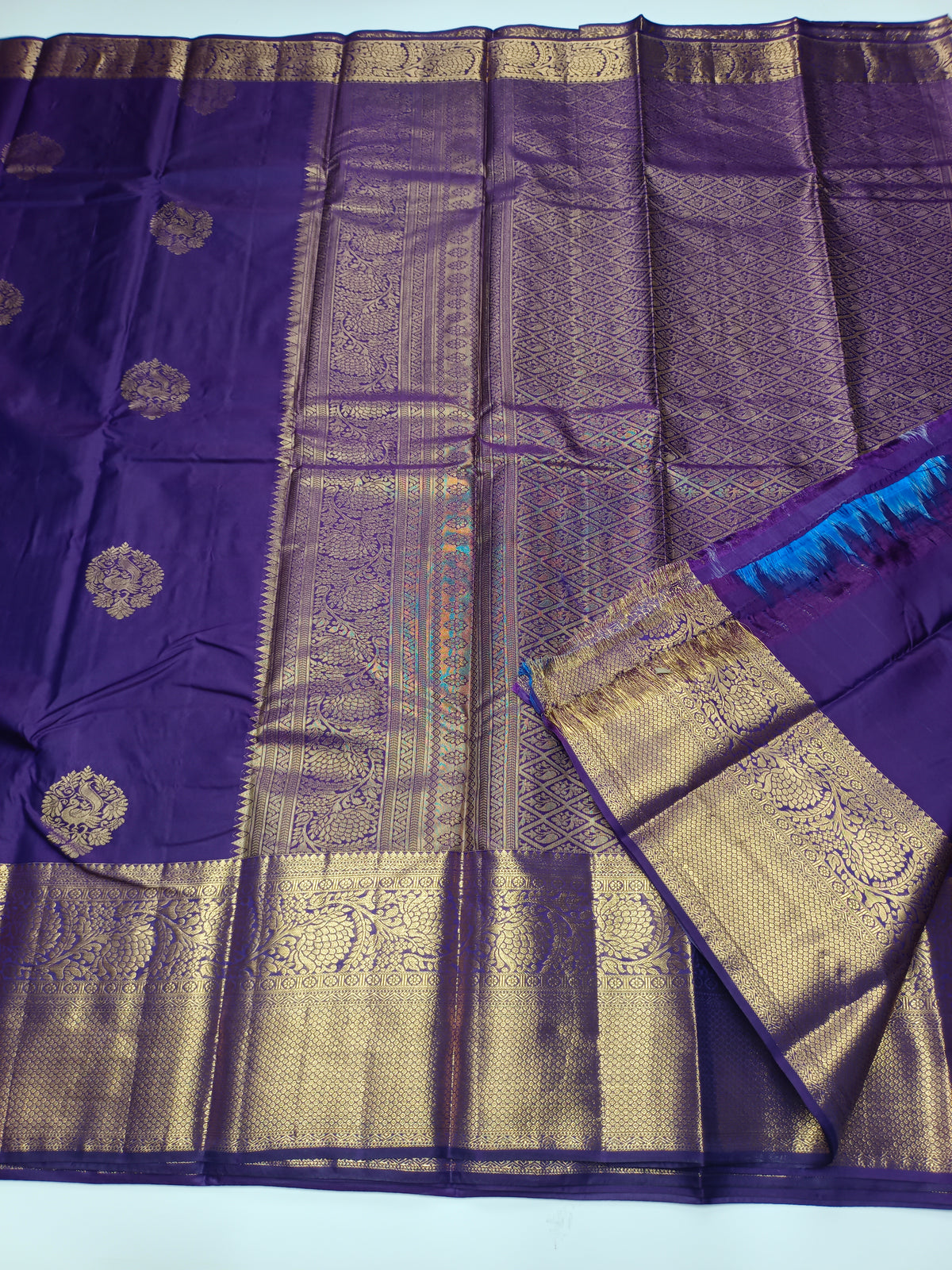 KANCHIPURAM SEMI SILK SAREE