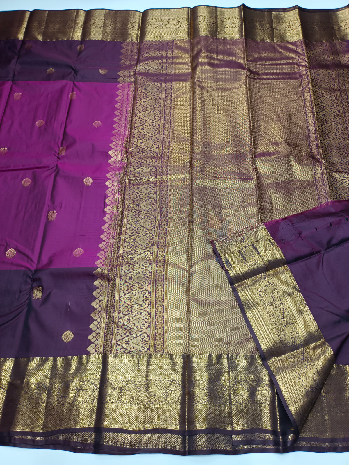 KANCHIPURAM SEMI SILK SAREE