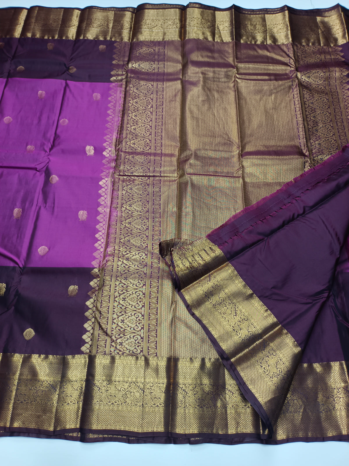 KANCHIPURAM SEMI SILK SAREE