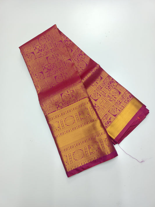 KANCHIPURAM SEMI SILK SAREE
