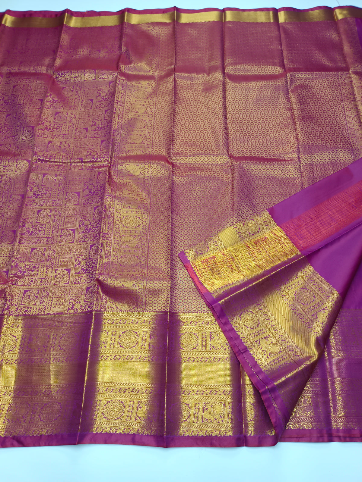 KANCHIPURAM SEMI SILK SAREE