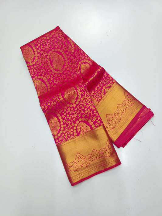 KANCHIPURAM SEMI SILK SAREE