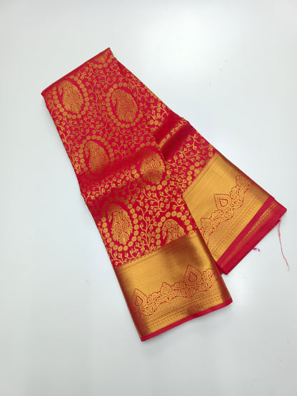 KANCHIPURAM SEMI SILK SAREE