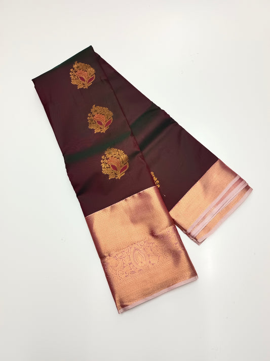 KANCHIPURAM SEMI SILK SAREE