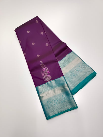 KANCHIPURAM SEMI SILK SAREE