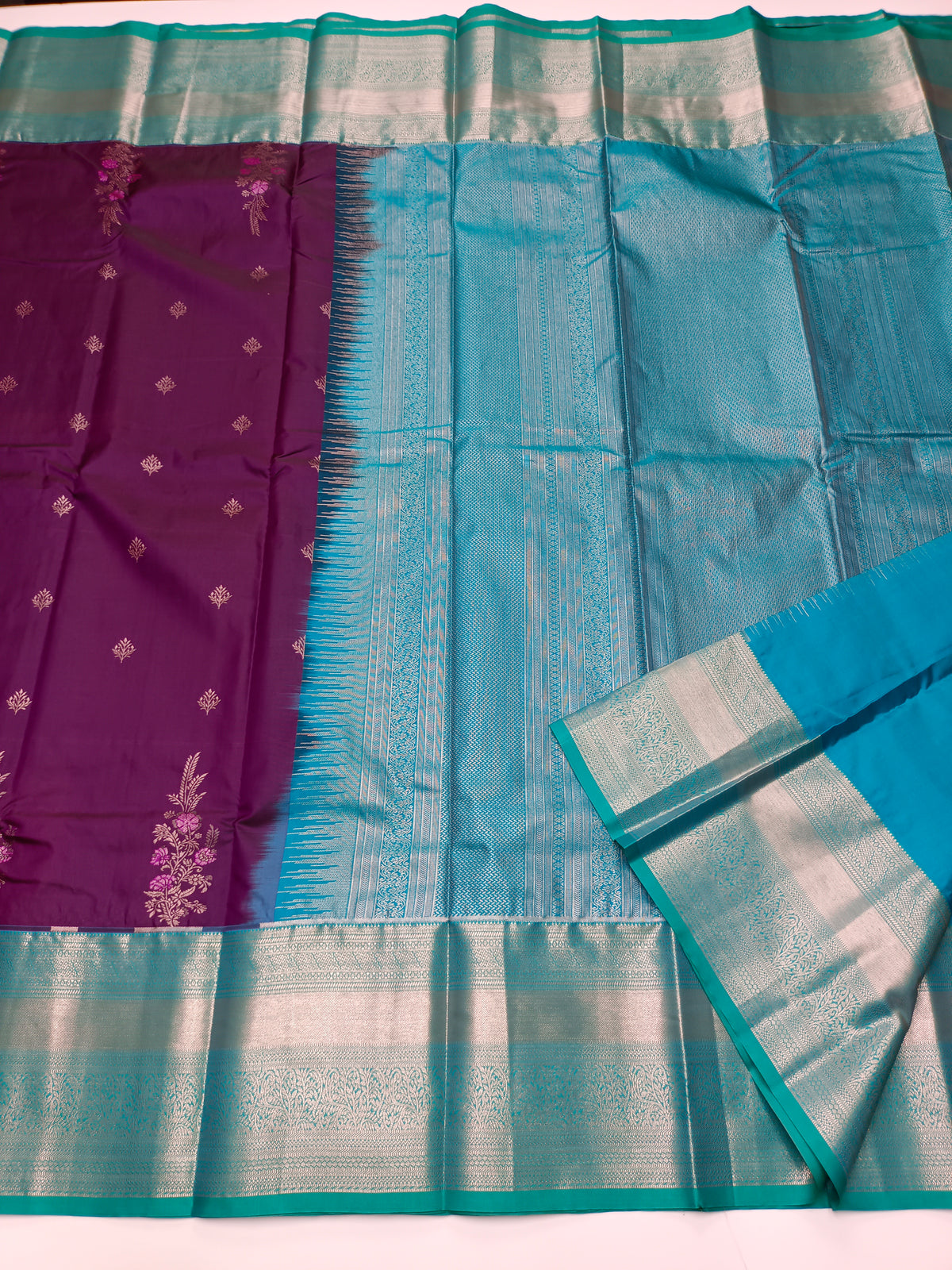 KANCHIPURAM SEMI SILK SAREE
