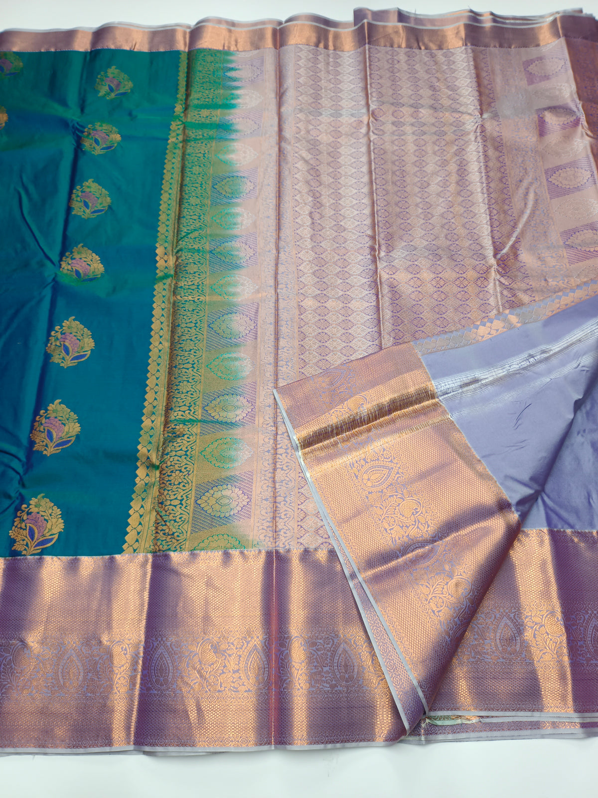KANCHIPURAM SEMI SILK SAREE