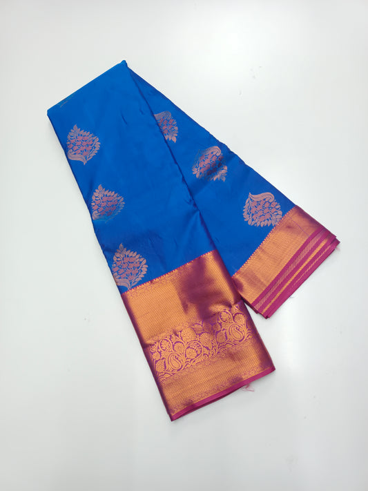 KANCHIPURAM SEMI SILK SAREE