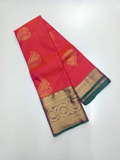 KANCHIPURAM SEMI SILK SAREE
