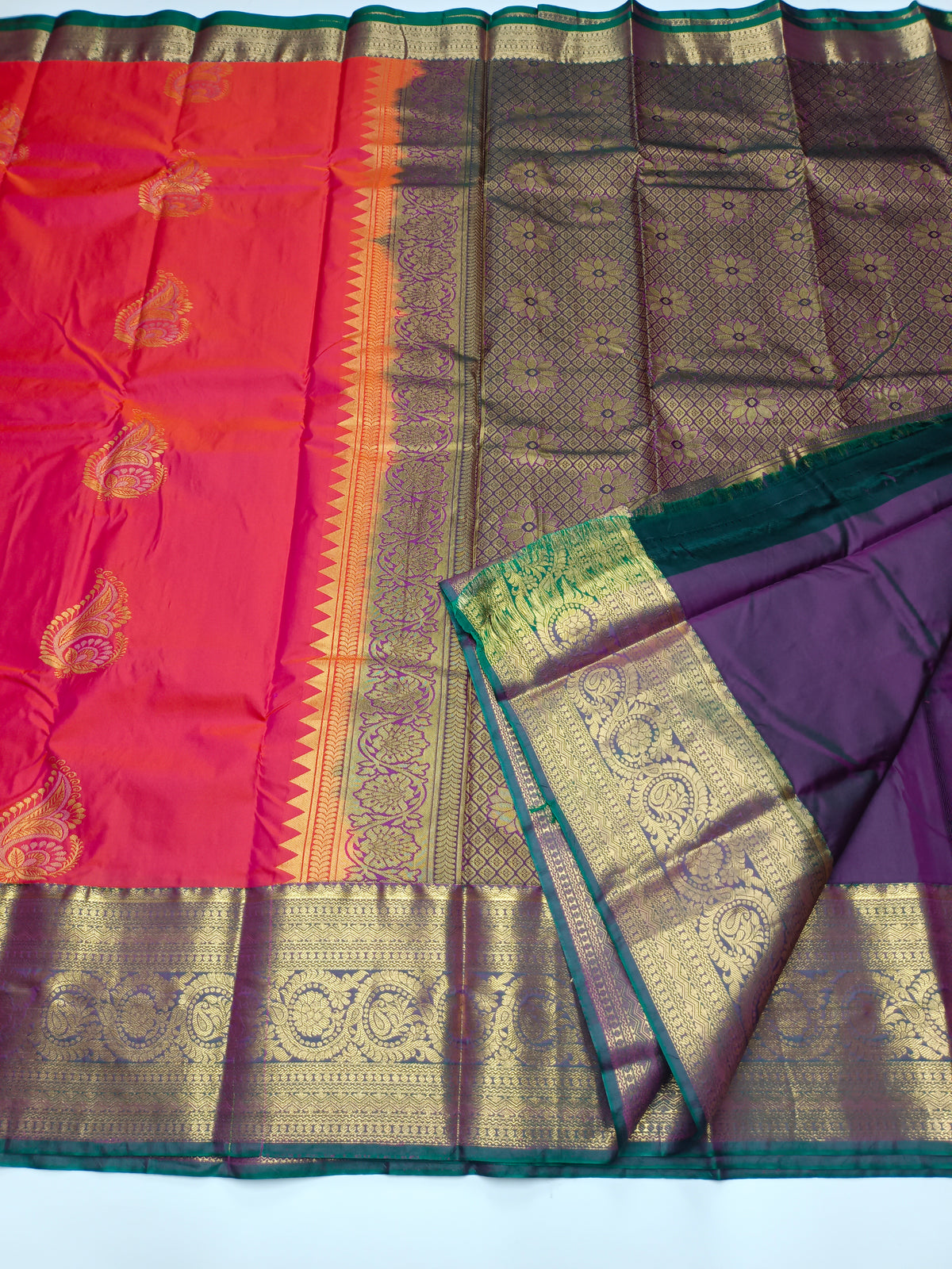 KANCHIPURAM SEMI SILK SAREE