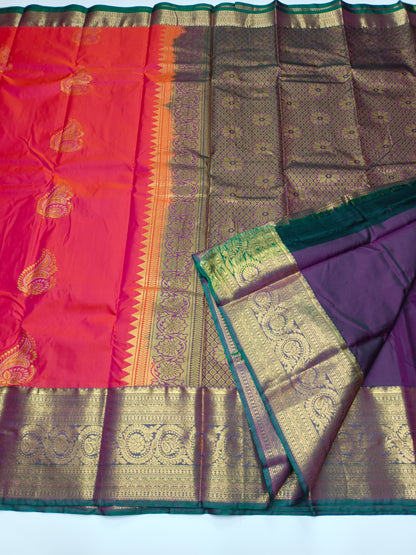 KANCHIPURAM SEMI SILK SAREE