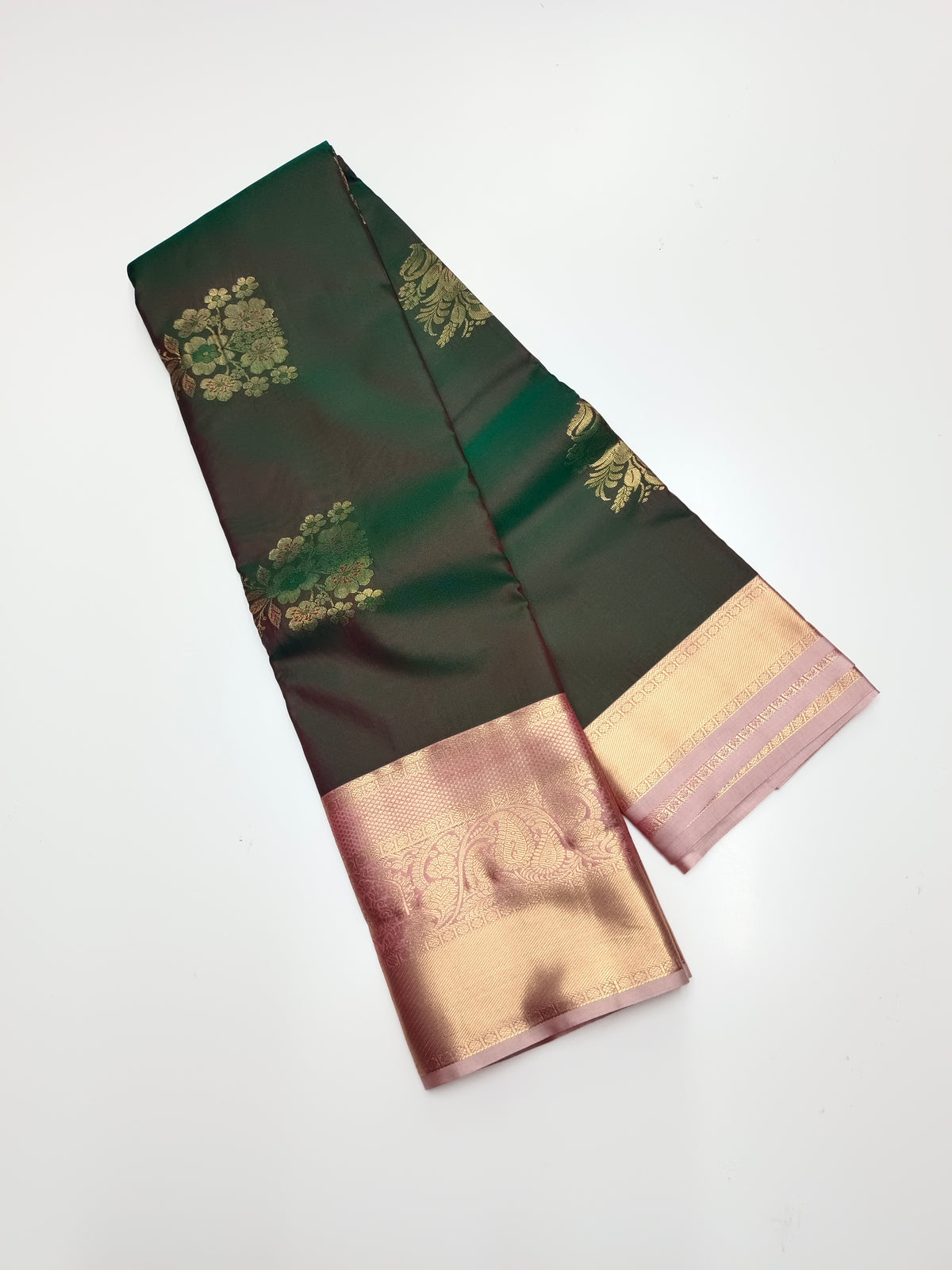 KANCHIPURAM SEMI SILK SAREE