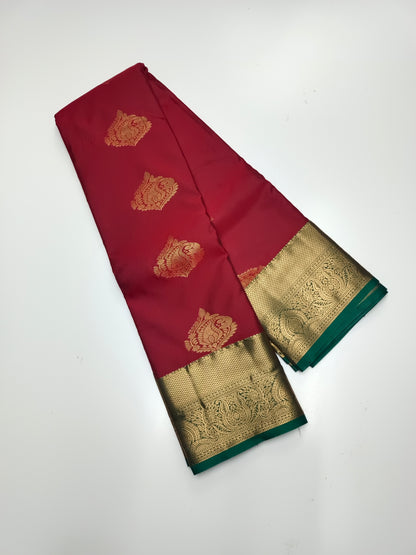 KANCHIPURAM SEMI SILK SAREE