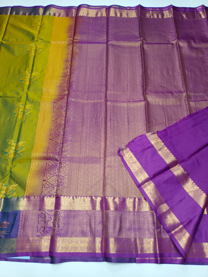 KANCHIPURAM SEMI SILK SAREE