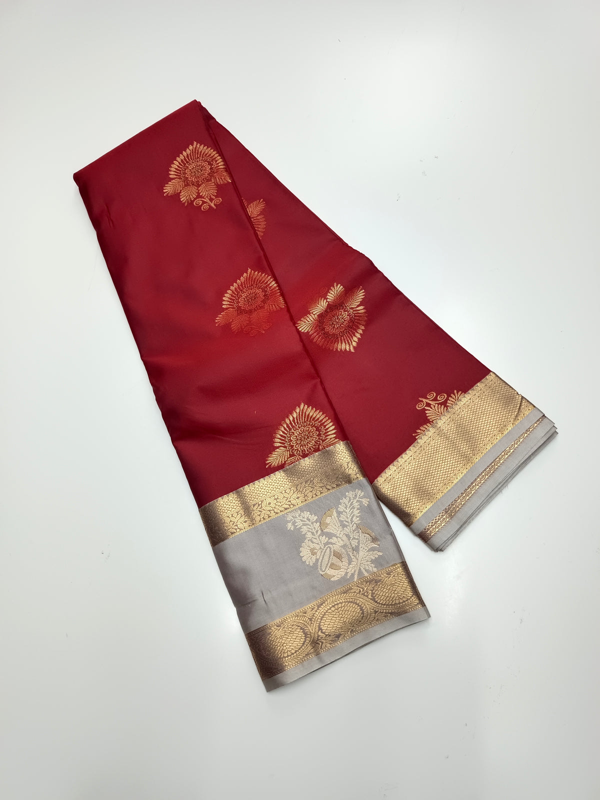 KANCHIPURAM SEMI SILK SAREE