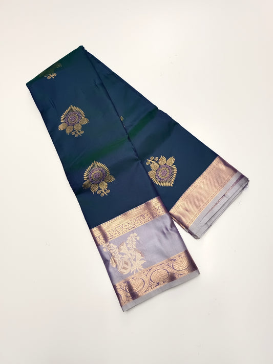 KANCHIPURAM SEMI SILK SAREE