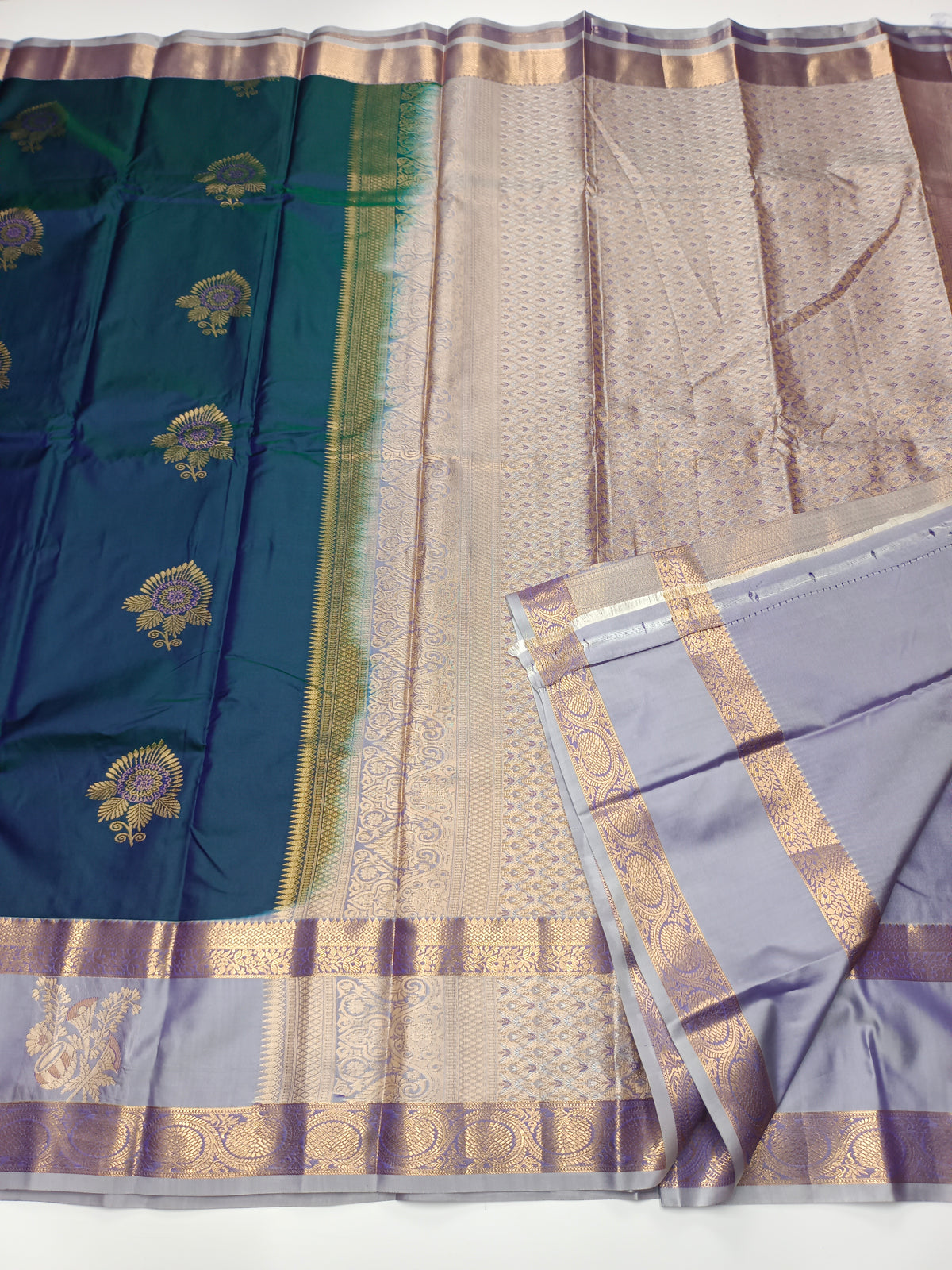 KANCHIPURAM SEMI SILK SAREE