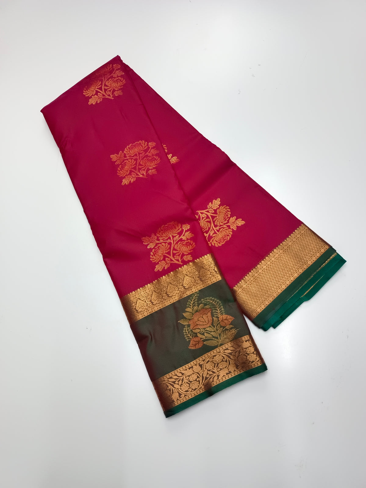 KANCHIPURAM SEMI SILK SAREE