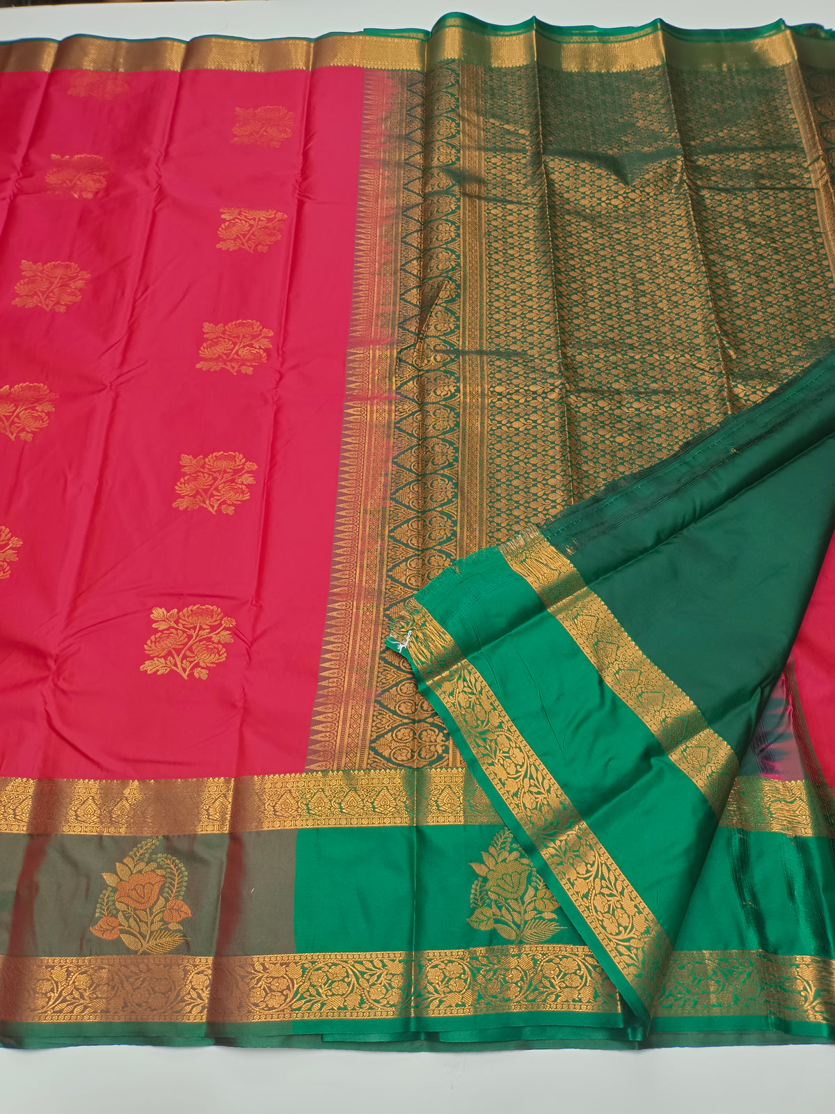 KANCHIPURAM SEMI SILK SAREE